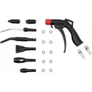 Airpress air blow gun PISTOLET DO PRZEDMUCHU AP 45029 with 7 nozzle attachments
