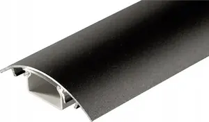 Kabeļu kanāls ORNO Alunovo SM90-025, melns matēts, izmēri 250 x 80 x 20 mm, 1 gab.