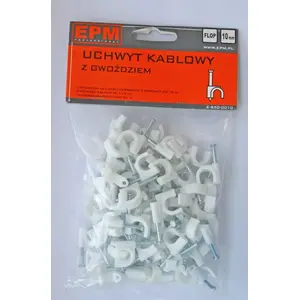 Kabeļu stiprinājumi EPM FLOP FO-10, 100 gab. iepakojums (MPN E-650-0010)