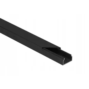 Kabeļu kanāls STASIŃSKI LS-15X10/B — taisns kabeļu kanāls, modelis LS-15X10/B