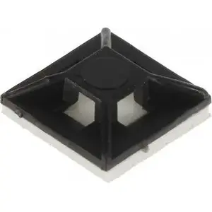 No name PS-3-12X12/B clamp strap mount for cable ties, model PS-3-12X12/B