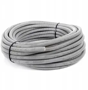 Труба PAWBOL 6161A-50P гофрированная PVC лёгкая тип 320N с пилотом, 50 м