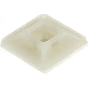 Clamp Mount for Cable Ties PS-4-19x19/W by No name — metal/plastic cable tie clamp, model PS-4-19X19/W