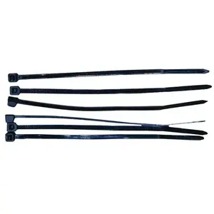 Kabeļu saites MEGA 2,5 x 100 mm melnas, 100 gab. — modelis 59210C