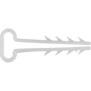 Cable clamp UZPP2 by Ergom, flat wire holders, pack of 100 (MPN E01UI-01050400101)