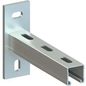 Montāžas profils MF2.5 Niczuk 41×41×2,5 mm ar pamatni, garums 560 mm