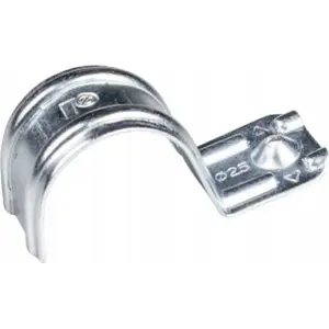 Steel Pipe and Cable Clamp RAWLPLUG R-FT-25, galvanized, diameter 25 mm