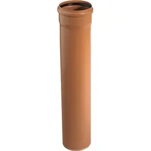 Труба MAGNAPLAST с раструбом KGEM 110 x 3,2 / 2000 SN4 – жесткая канализационная/дренажная, 20020