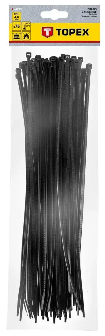 Cable tie Topex 44E982 — 370 mm Photo 5