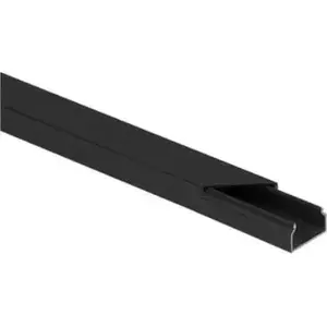 Elektroinstalācijas līste Triton CLS 14x14 2 m melna — kabeļu kanāls 14×14 mm