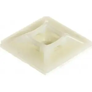 Mounting Bracket for Cable Ties PS-5-28x28/W by No name — plastic cable-tie mount 28×28 mm
