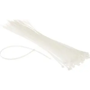 Cable tie NA OPC-750X7.6/W*P100 — 750 mm × 7.6 mm, white, pack 100