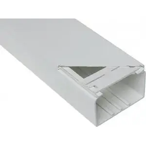 Kabeļu kanāls taisns KKP-90X60/2M No name — 90×60 mm, garums 2 m