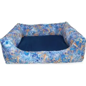 Pet sofa Bimbay model KANAPA WELUR size 80x65 cm, color Lazur No.2