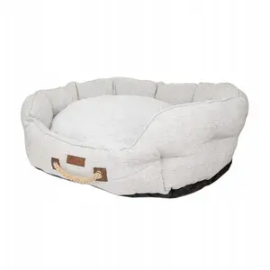 Dog bed Pets Collection BK-14407, light grey, 75×60×24 cm
