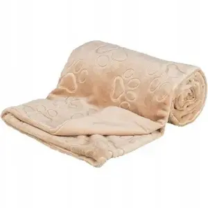 Dog and Cat Blanket Pets Collection Barry, soft plush, beige, 70 x 50 cm