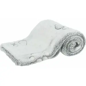 Pet blanket Trixie Nando plush light gray 75×50 cm for dog/cat