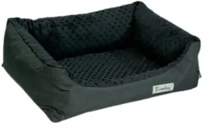 Mājas mīluļa dīvāns Bimbay BIMBAY- KANAPA MINKY NR.3 melns 100 x 80 gulta