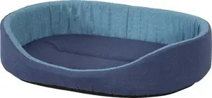 Round Dog Bed ZOLUX ONE INDIGO 55 cm — blue