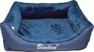 Bimbay pet sofa bed KANAPA FUTRO 3, navy blue, 100×80 cm