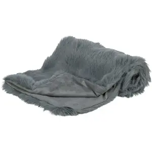 Throw blanket Pets Collection TRIXIE 374115 for dog and cat, polyester, 150×100 cm, grey