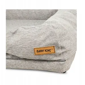 Dog Bed Pets Collection BK-14423 — gray, 78.5×63×17 cm, with zipper