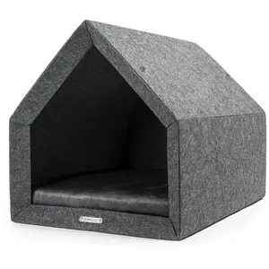 Dog house Paw Batman Batcave dome, 50×36×46 cm, gray/black