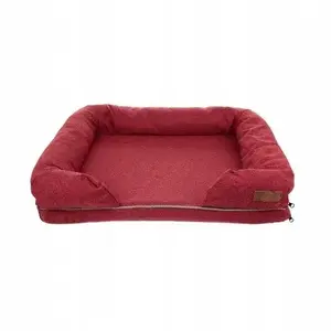 Dog bed Pets Collection BK-14424, red, 66×53×15 cm, with zipper