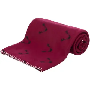 Pet blanket Trixie TX-923772 Christmas Natalaya 150x70 cm, holiday-patterned dog and cat throw