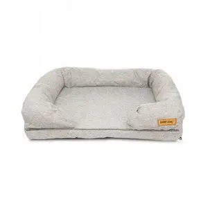 Dog bed Pets Collection BK-14422, gray, 66×53×15 cm, with zip