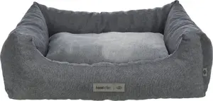 Dog/Cat Bed Trixie Liano rectangular fabric/plush 100×80 cm grey