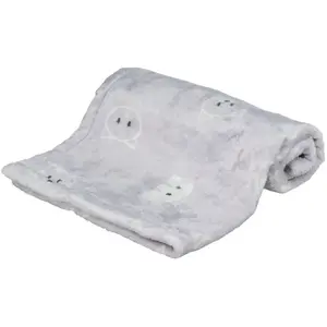 Trixie throw blanket for dog/cat TX-371690 — plush grey, 500×700 mm