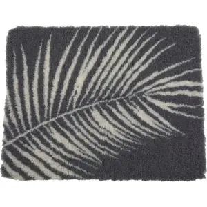 Изолирующий лежак ZOLUX dry bed с растительным рисунком 50x70 см, графитовый