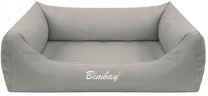Dog sofa Bimbay Kanapa Skay Nr.3 Szara 100x80 – pet bed, synthetic leather cover, 100×80 cm