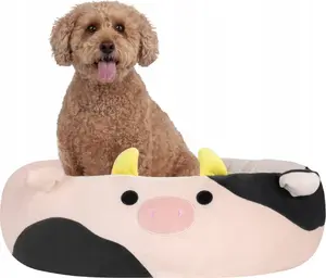 Pet bed Sourcing JAS PETS LEGOWISKO S 50 cm — size S, 50 cm diameter, cow print
