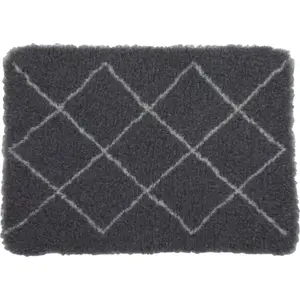ZOLUX утеплённое лежанка Dry Bed с берберским узором 50×70 см, графит