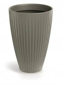 Flower pot Prosperplast Latia Round High – mocca, model TLRO40H-247R