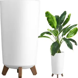 Flower pot Prosperplast Gracia Tubus Slim — model DGTL200_S449, white
