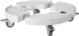 Round base for flower pots No name 3847K, model 3847K-GREY