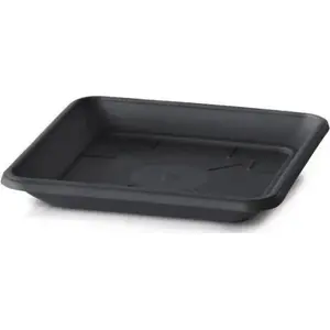 Flower pot base / saucer Prosperplast PODSTAWKA TERRA, anthracite