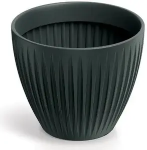 Flower pot Prosperplast Latia Round — anthracite, model TLRO30-466R