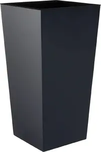 Flower pot Prosperplast Urbi Square DURS300 with insert, anthracite, model DURS300