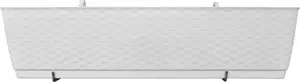 Flower pot Prosperplast Ratolla Case DRL600PW with hooks, white
