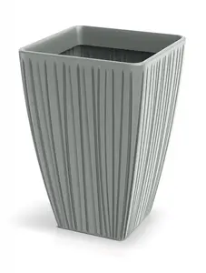 Flower pot Prosperplast FERO SQUARE - concrete look, model PP-TFS40-106