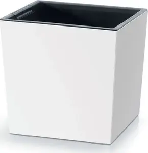Flower pot Prosperplast DURS300L low square planter with insert, model DURS300L_S449