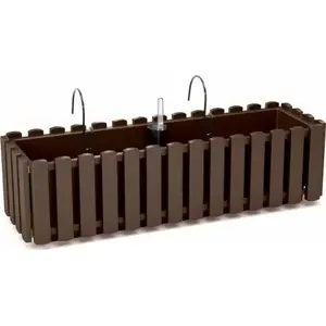 Prosperplast balkona podu kaste BOARDEE ar āķiem 58 cm, laistīšanas sistēma