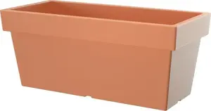 Flower box Prosperplast LOFLY CASE DLOFC600 — terracotta finish, model DLOFC600-R624