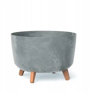 Flower pot Prosperplast Gracia Beton Effect 21.5 L — concrete look