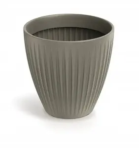 Flower pot Prosperplast Latia Round Midl — diameter 40 cm, color Mocca