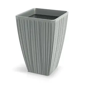Prosperplast FERO SQUARE flower pot — square concrete-effect planter, model PP-TFS48-106